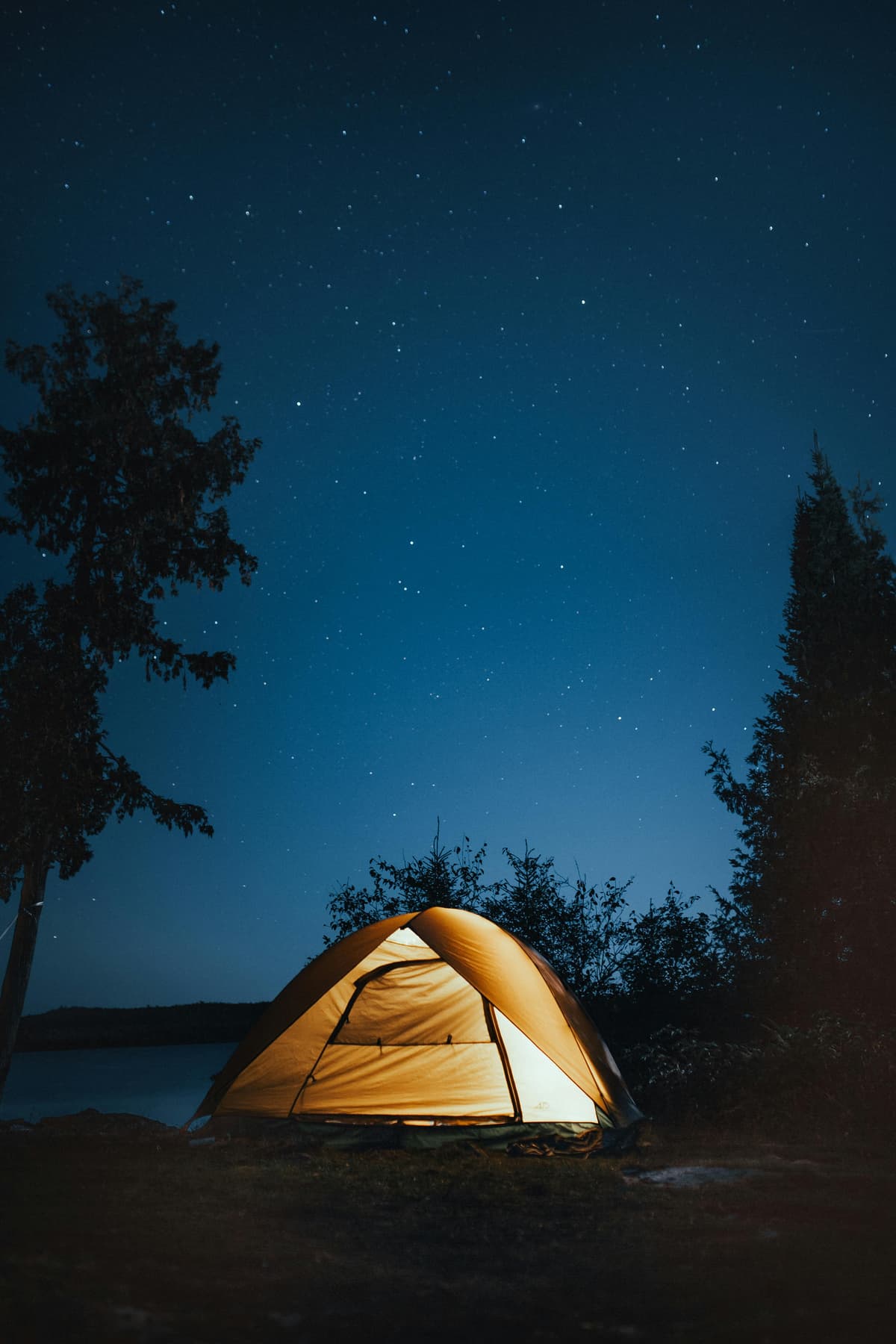 Campfire at night - evening gatherings