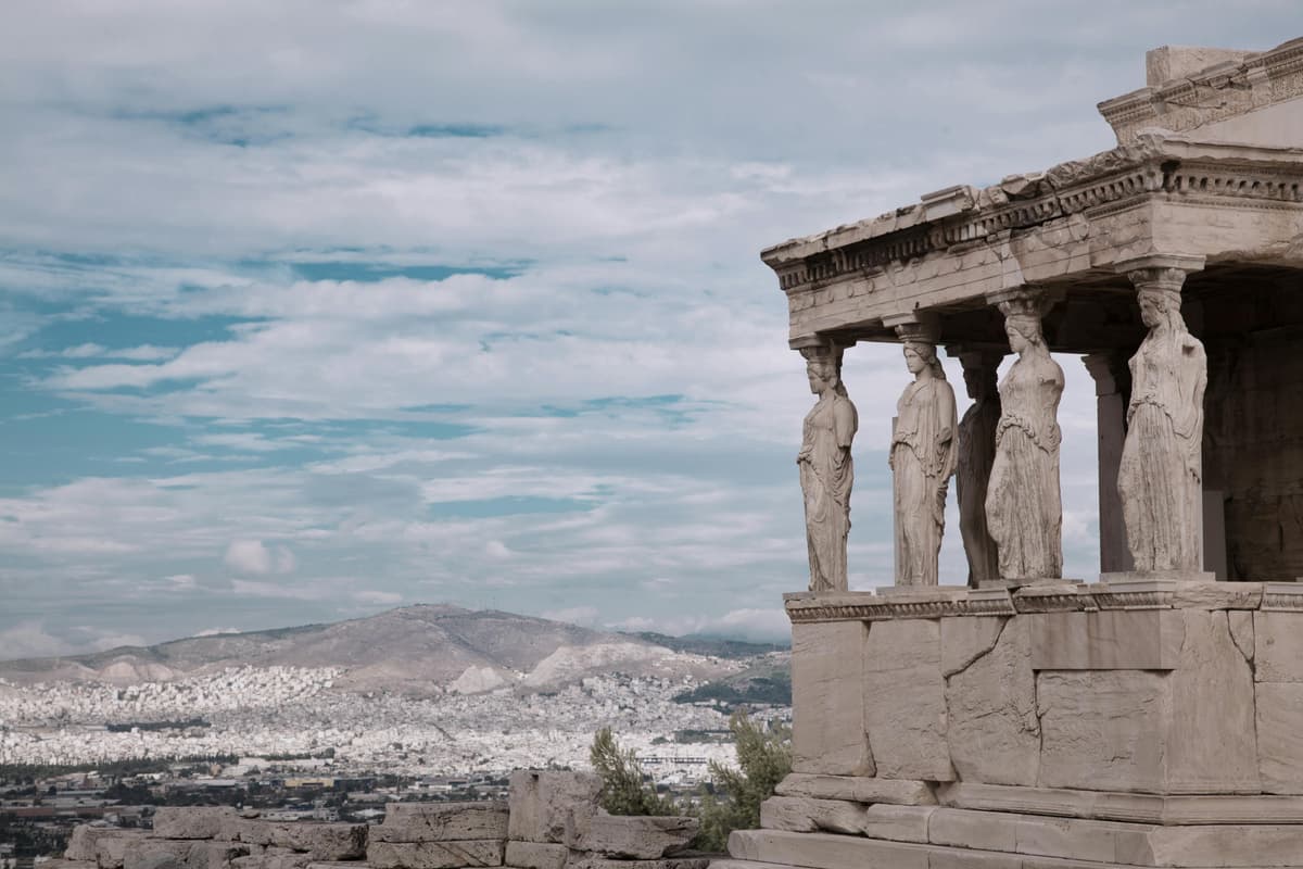 Athens cityscape with view to the Acropolis - training environment in Greece